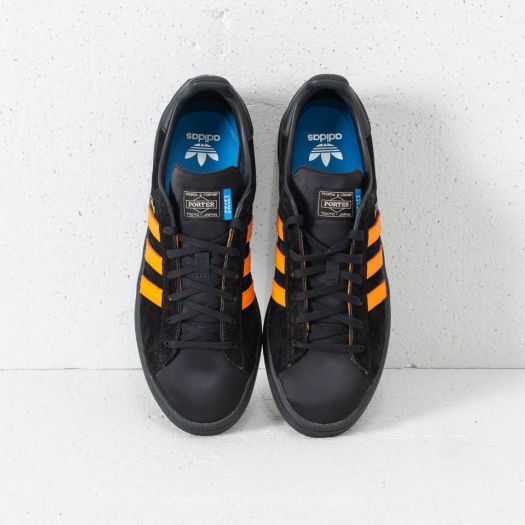 Men s shoes adidas Campus Porter Core Black Bright Orange Core