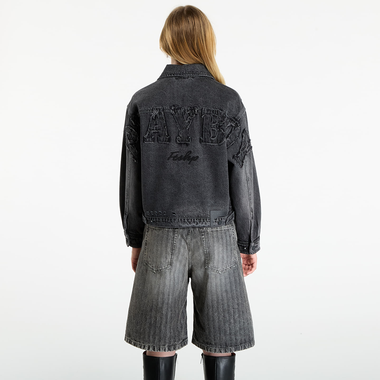 Takit Playboy x FTSHP Denim Jacket UNISEX Black