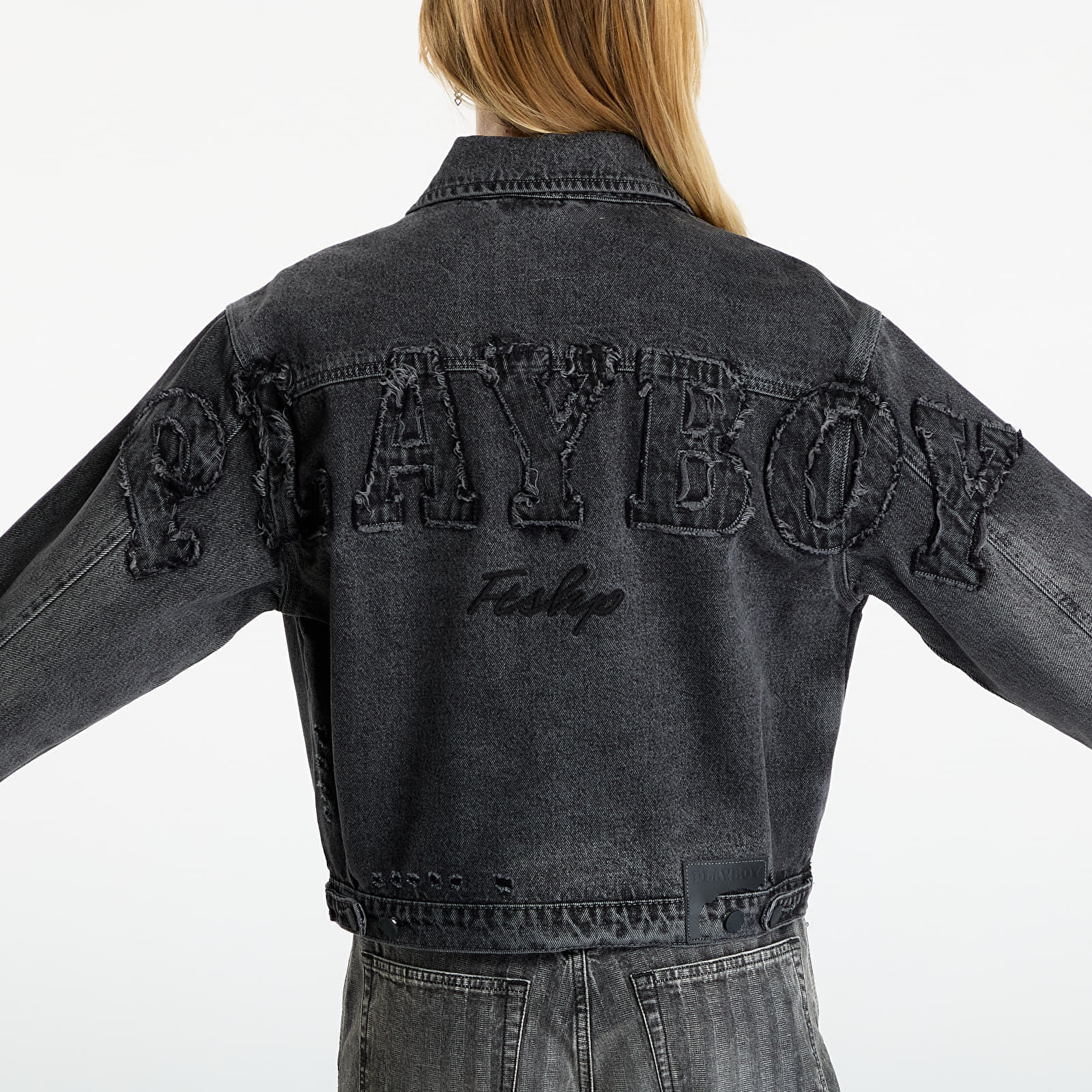 Takit Playboy x FTSHP Denim Jacket UNISEX Black