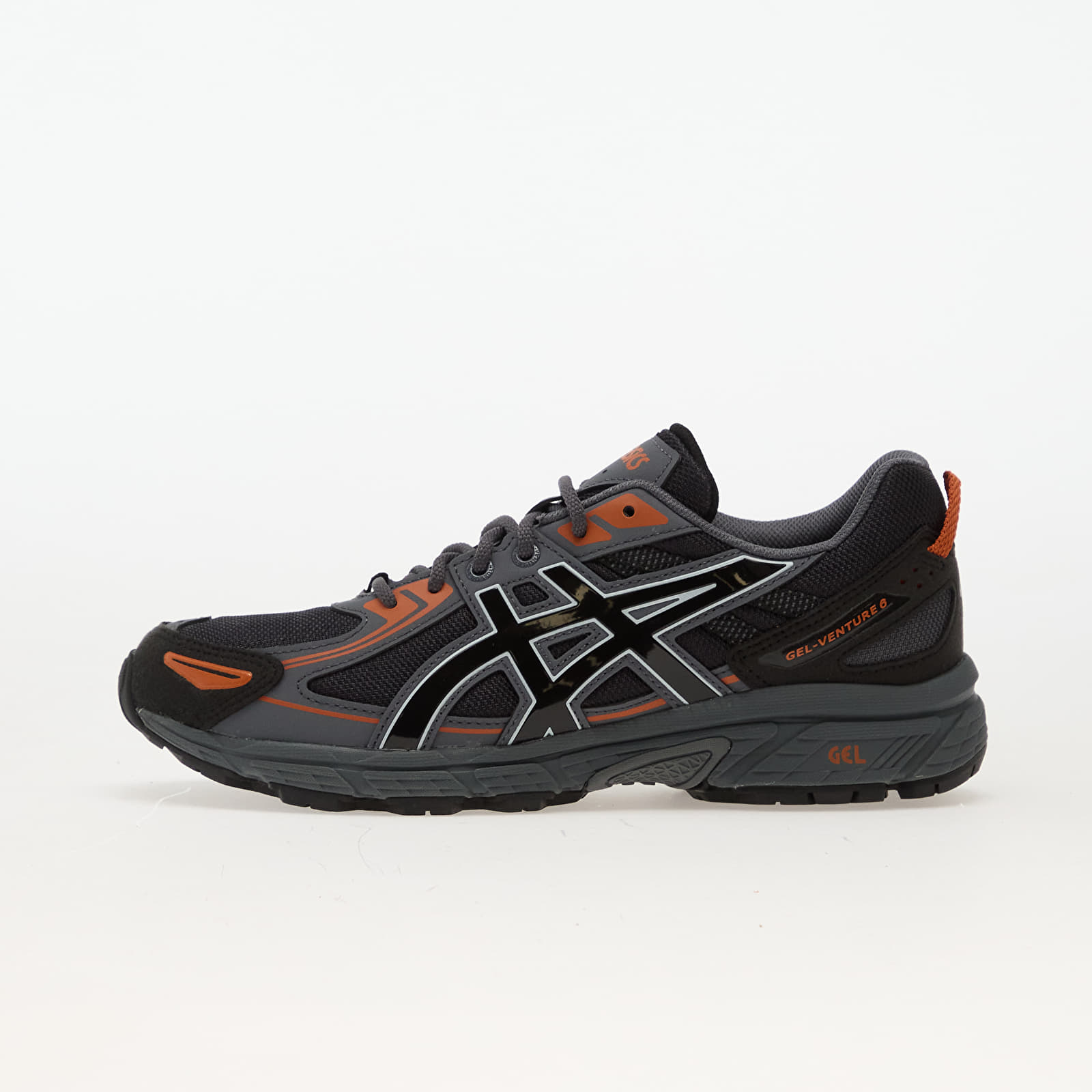 Miesten kengät Asics Gel-Venture 6 Black/ Orange Mantle