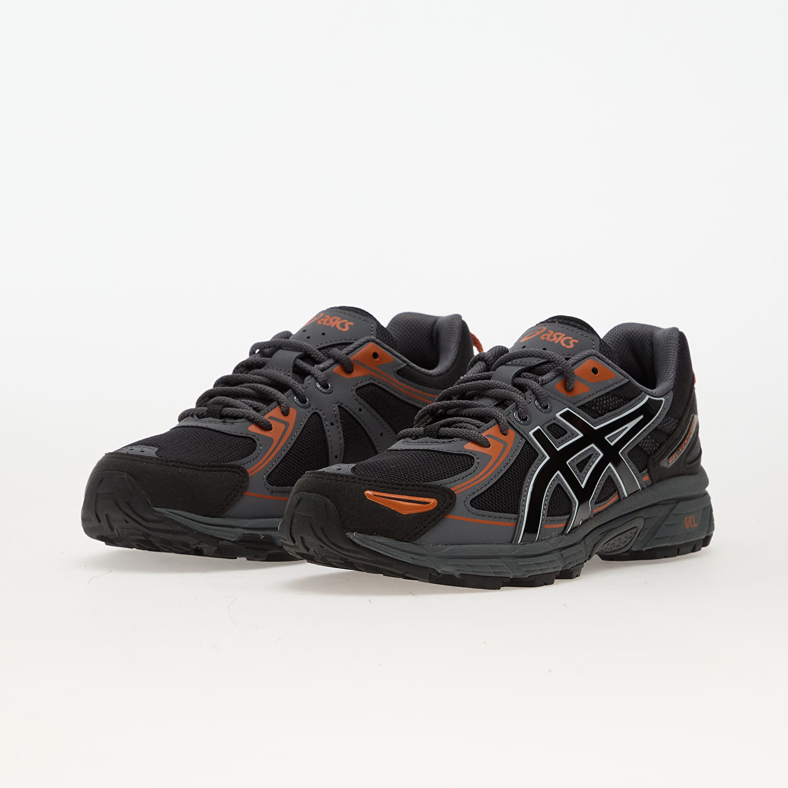 Miesten kengät Asics Gel-Venture 6 Black/ Orange Mantle