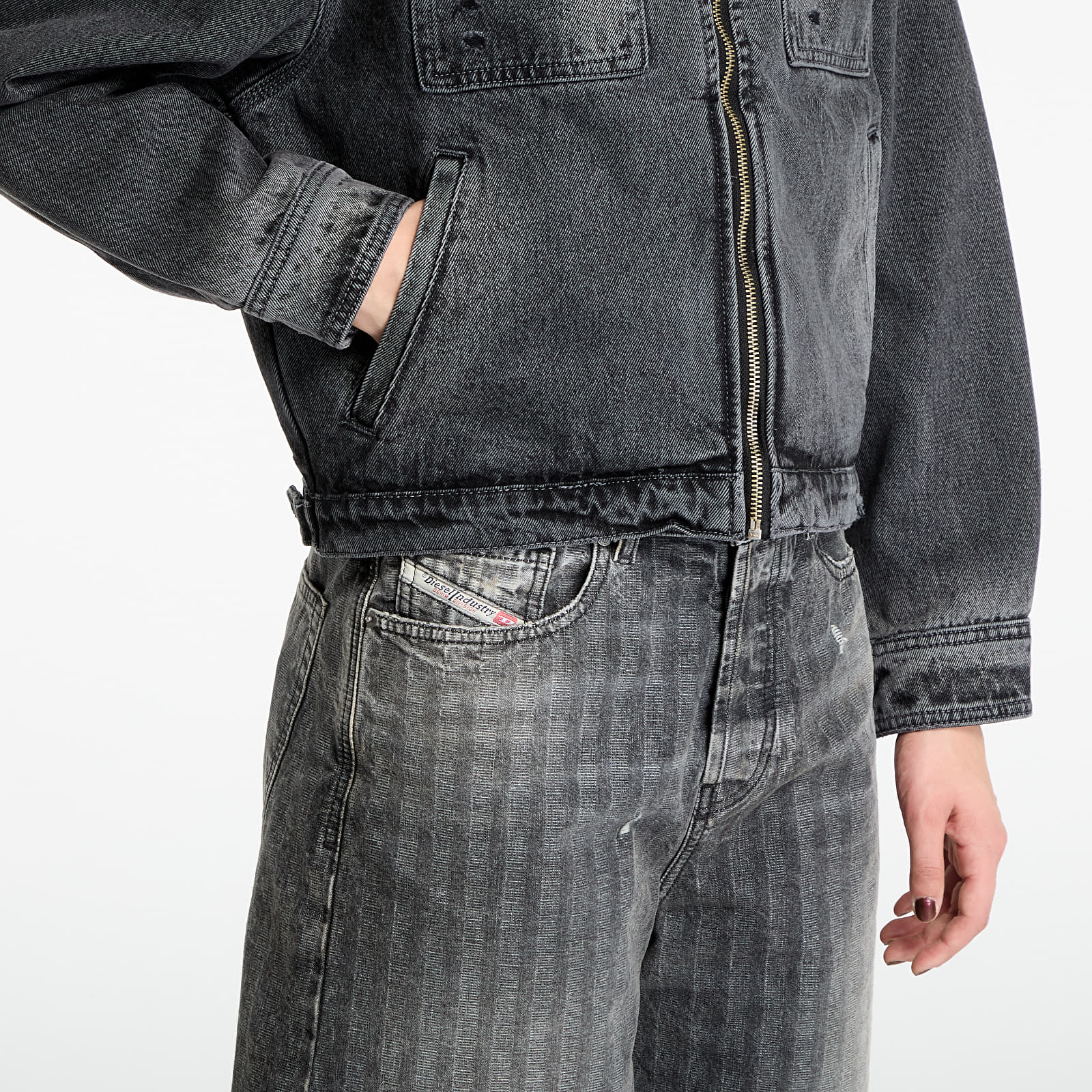 Takit Playboy x FTSHP Denim Jacket UNISEX Black