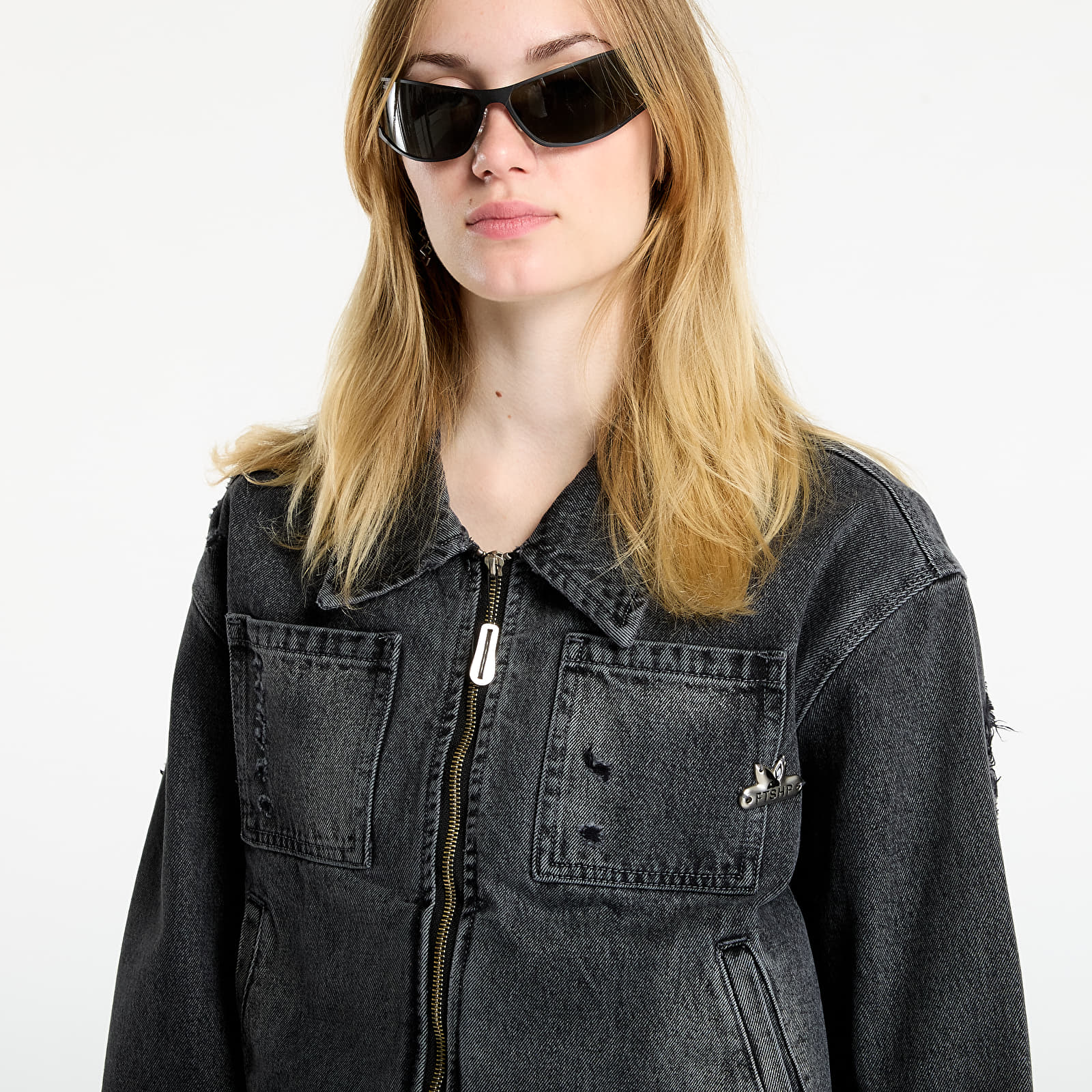 Takit Playboy x FTSHP Denim Jacket UNISEX Black