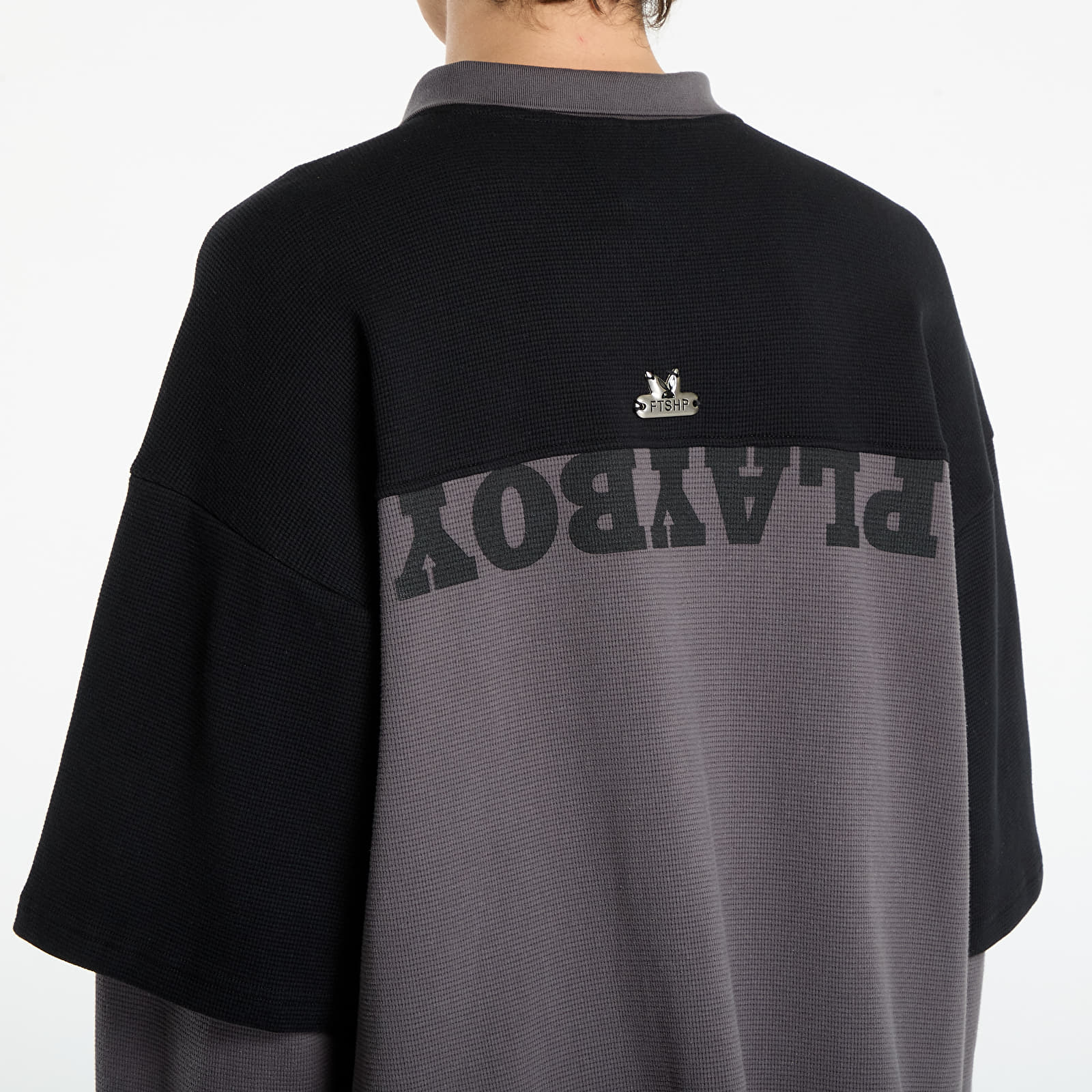 T-paidat Playboy x FTSHP Double Sleeve Polo UNISEX Black