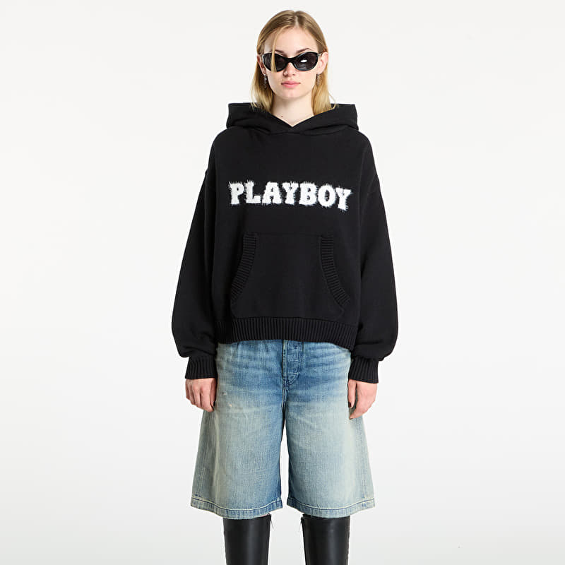 Genser Playboy x FTSHP Sweater Hoodie UNISEX Black
