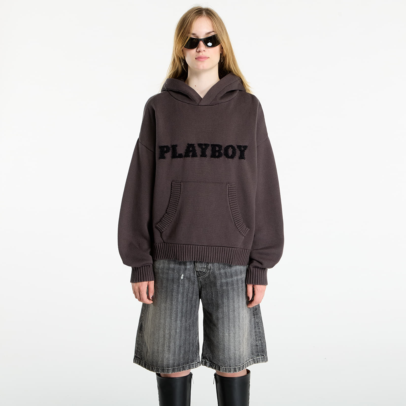 Villapaidat FTSHP x Playboy Sweater Hoodie UNISEX Grey