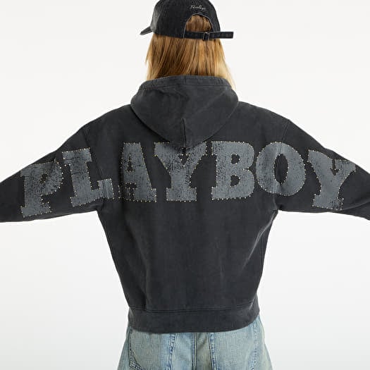 Hoodies and sweatshirts Playboy x FTSHP Zip-Up Hoodie UNISEX Black