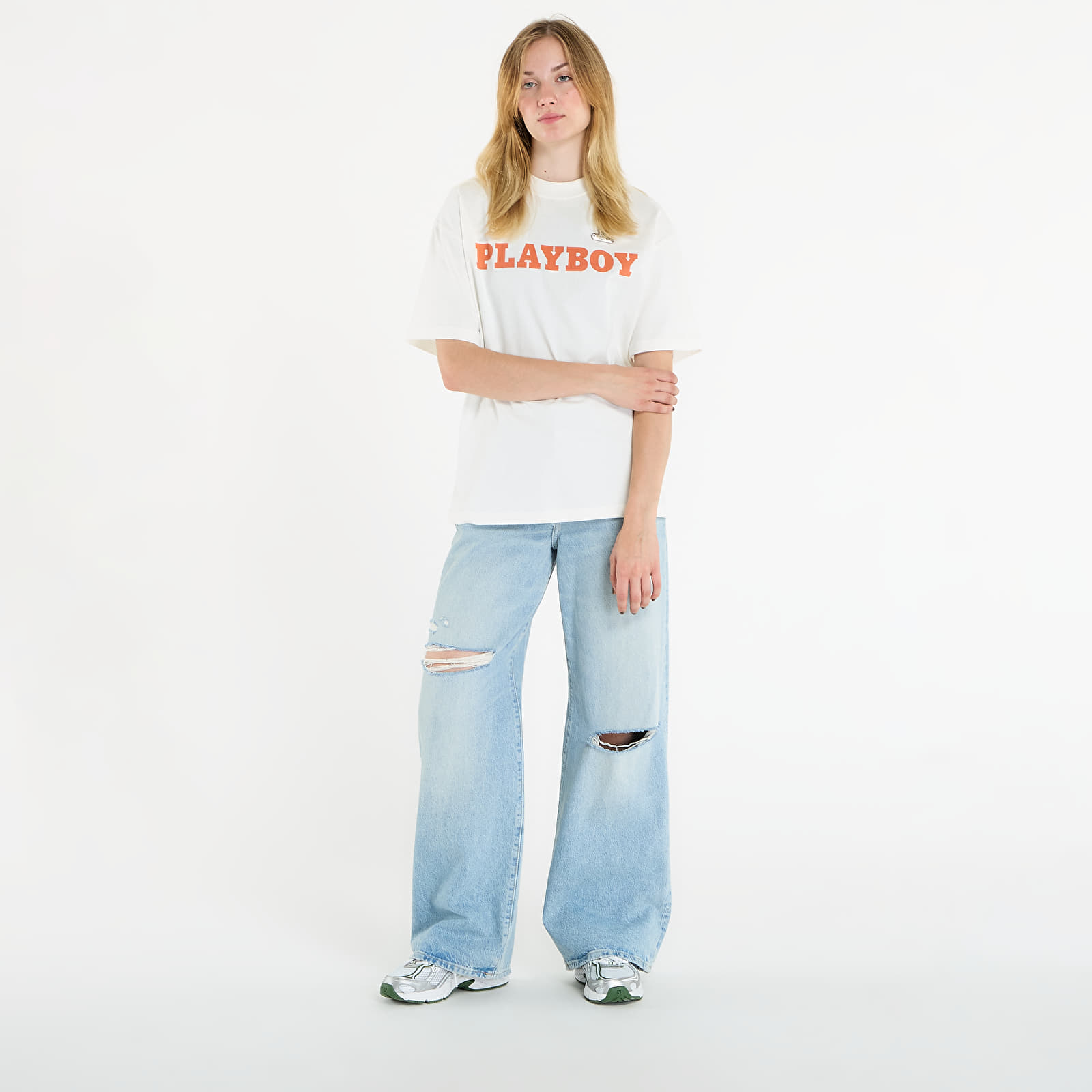 T-paidat Playboy x FTSHP Babe T-Shirt UNISEX Off-White