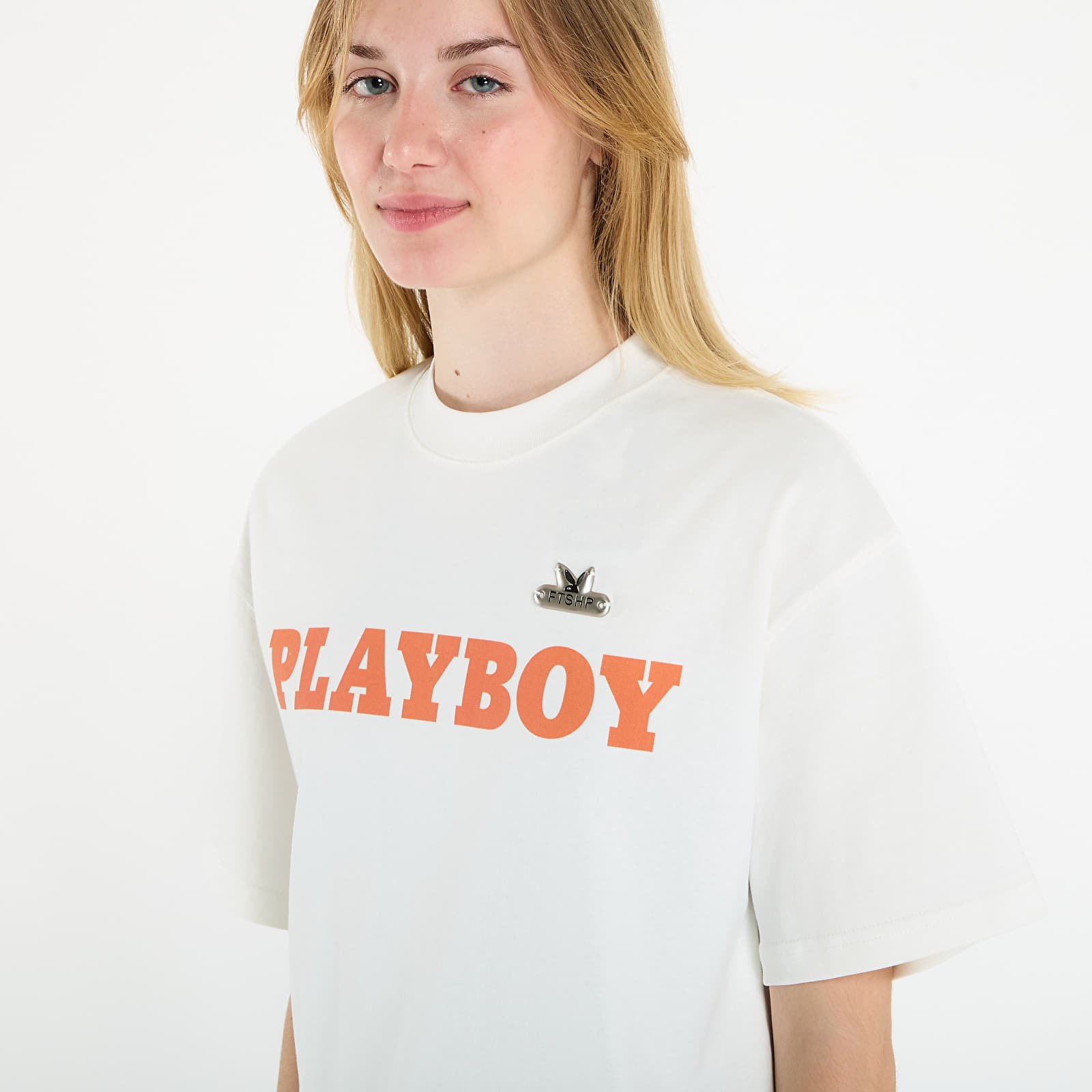 T-paidat Playboy x FTSHP Babe T-Shirt UNISEX Off-White