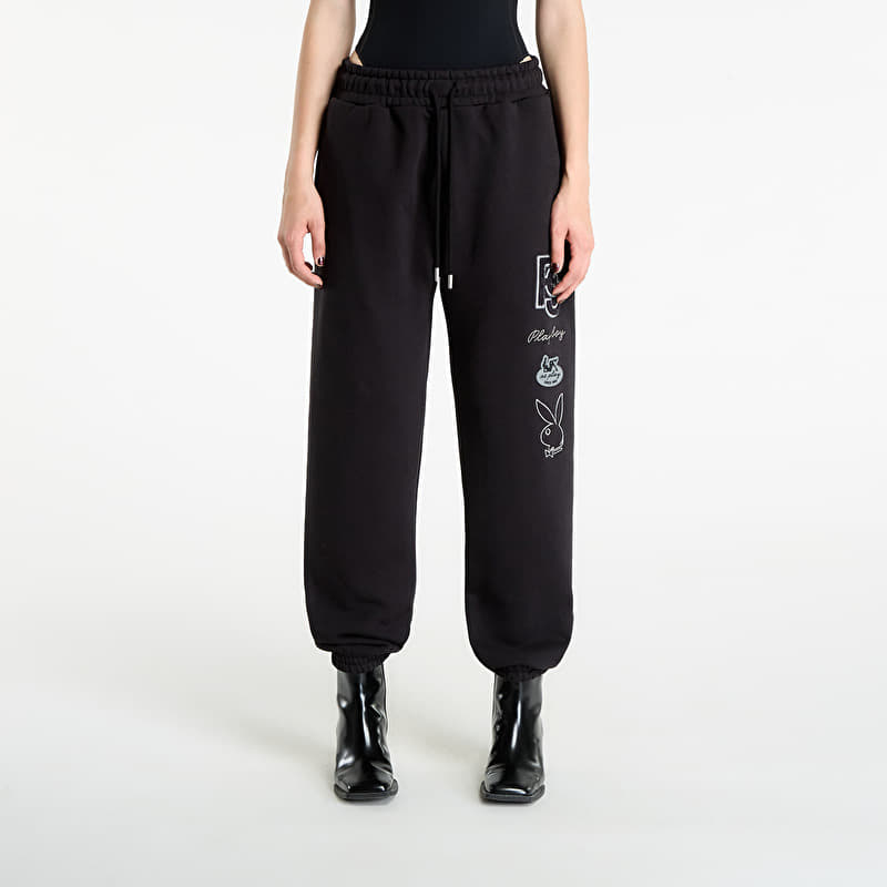 Tepláky Playboy x FTSHP Varsity Sweatpants UNISEX Black