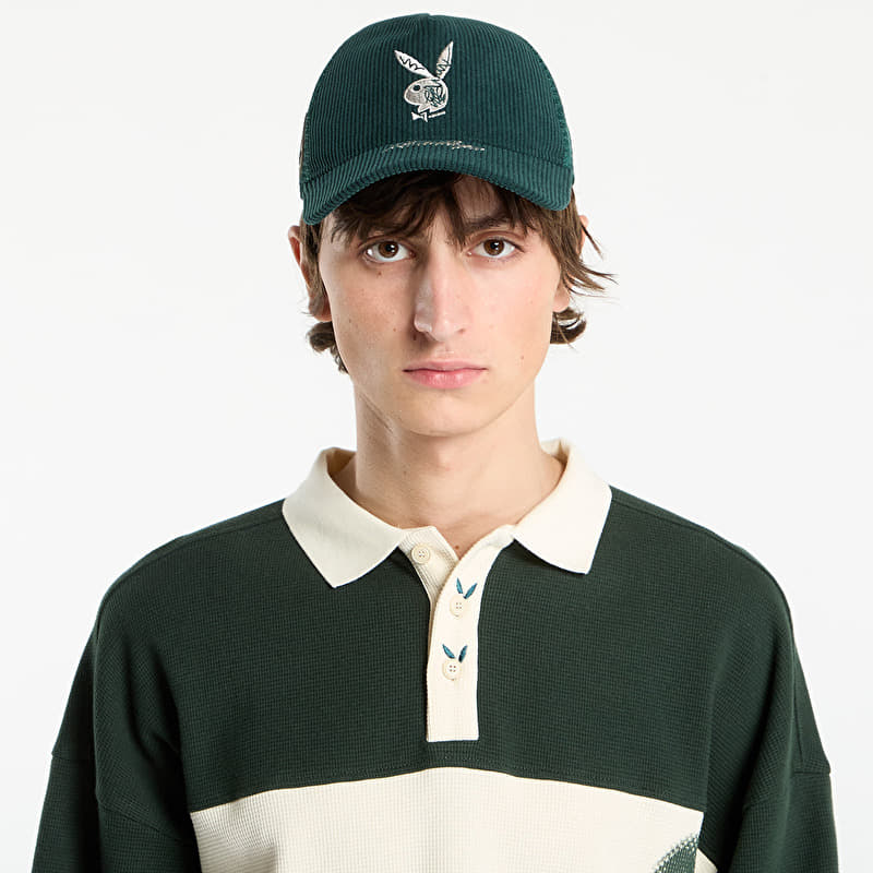 Cap Playboy x FTSHP Corduroy Trucker Green