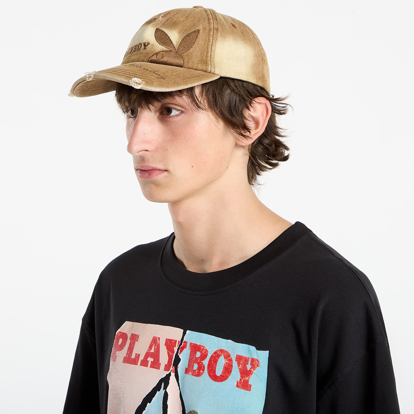 Petten voor heren Playboy x FTSHP Denim Dadcap Orche