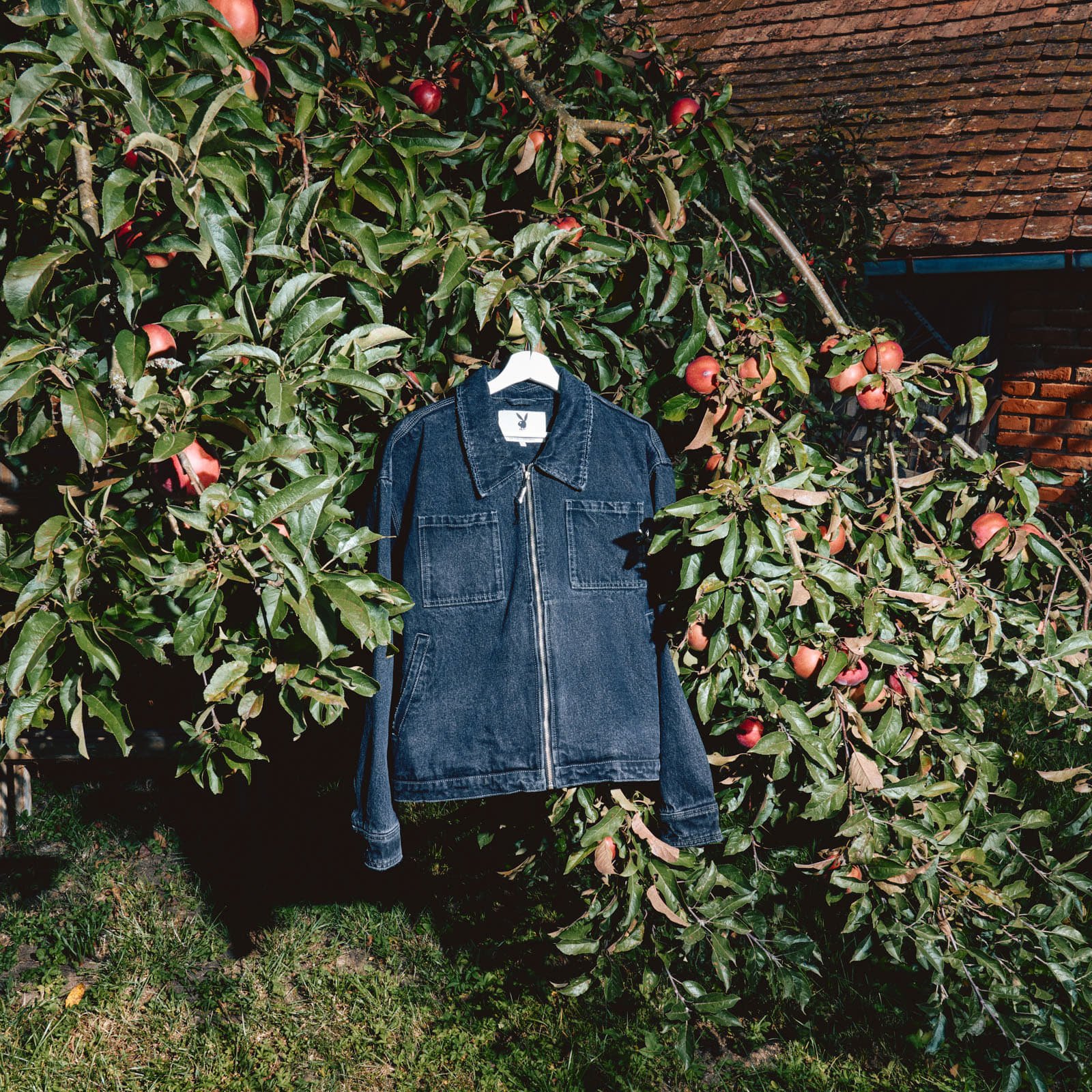 Takit Playboy x FTSHP Denim Jacket UNISEX Black