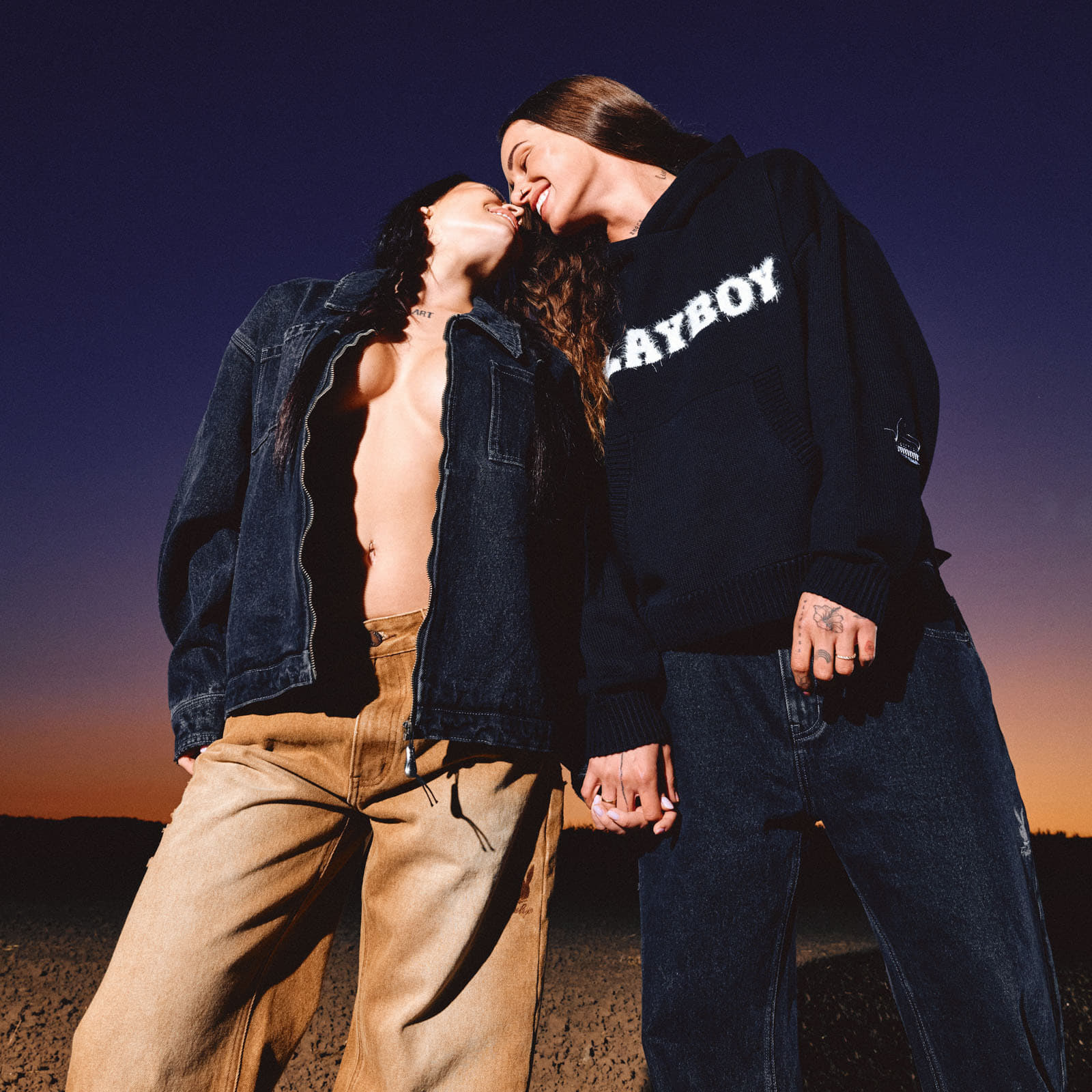 Villapaidat FTSHP x Playboy Sweater Hoodie UNISEX Black