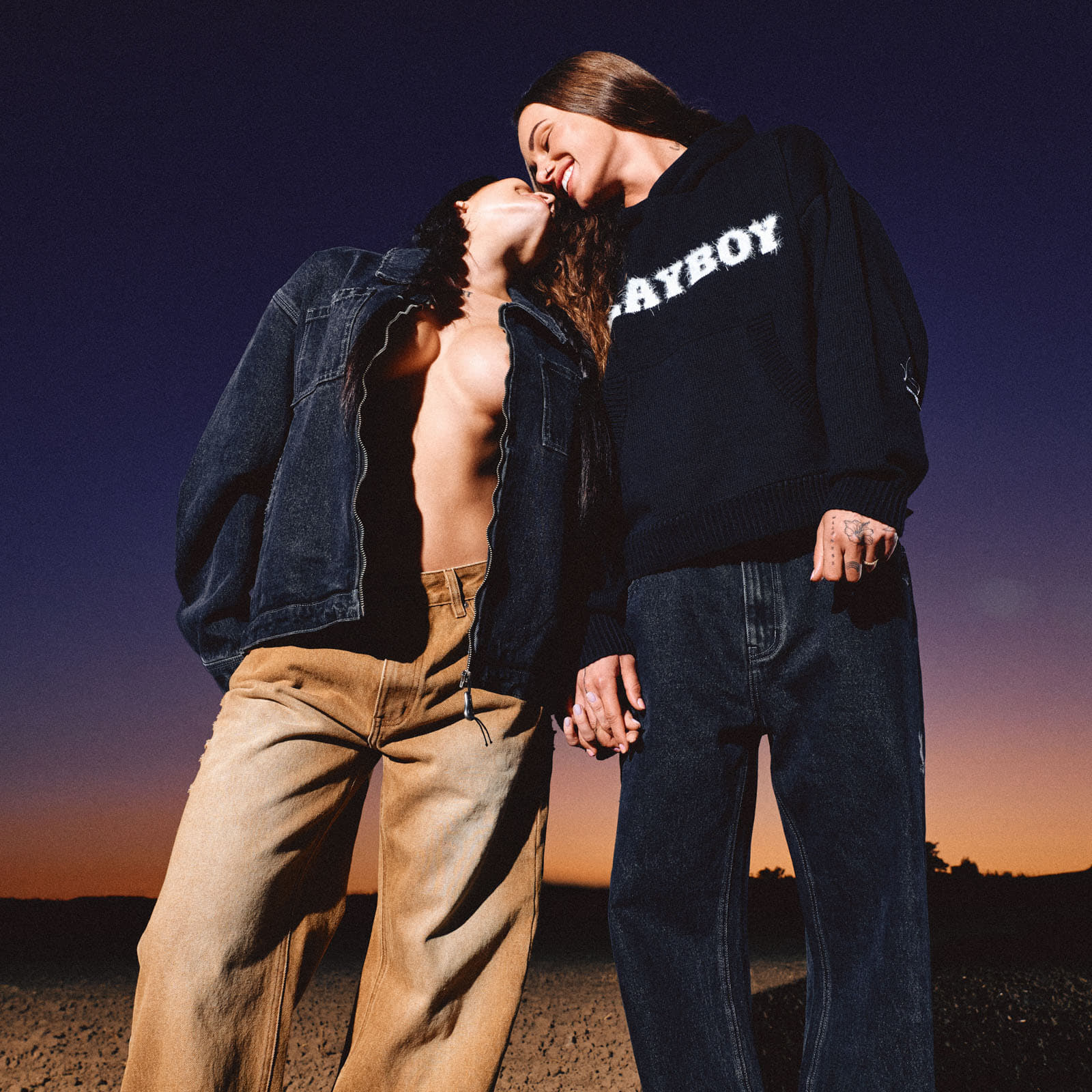Villapaidat FTSHP x Playboy Sweater Hoodie UNISEX Black