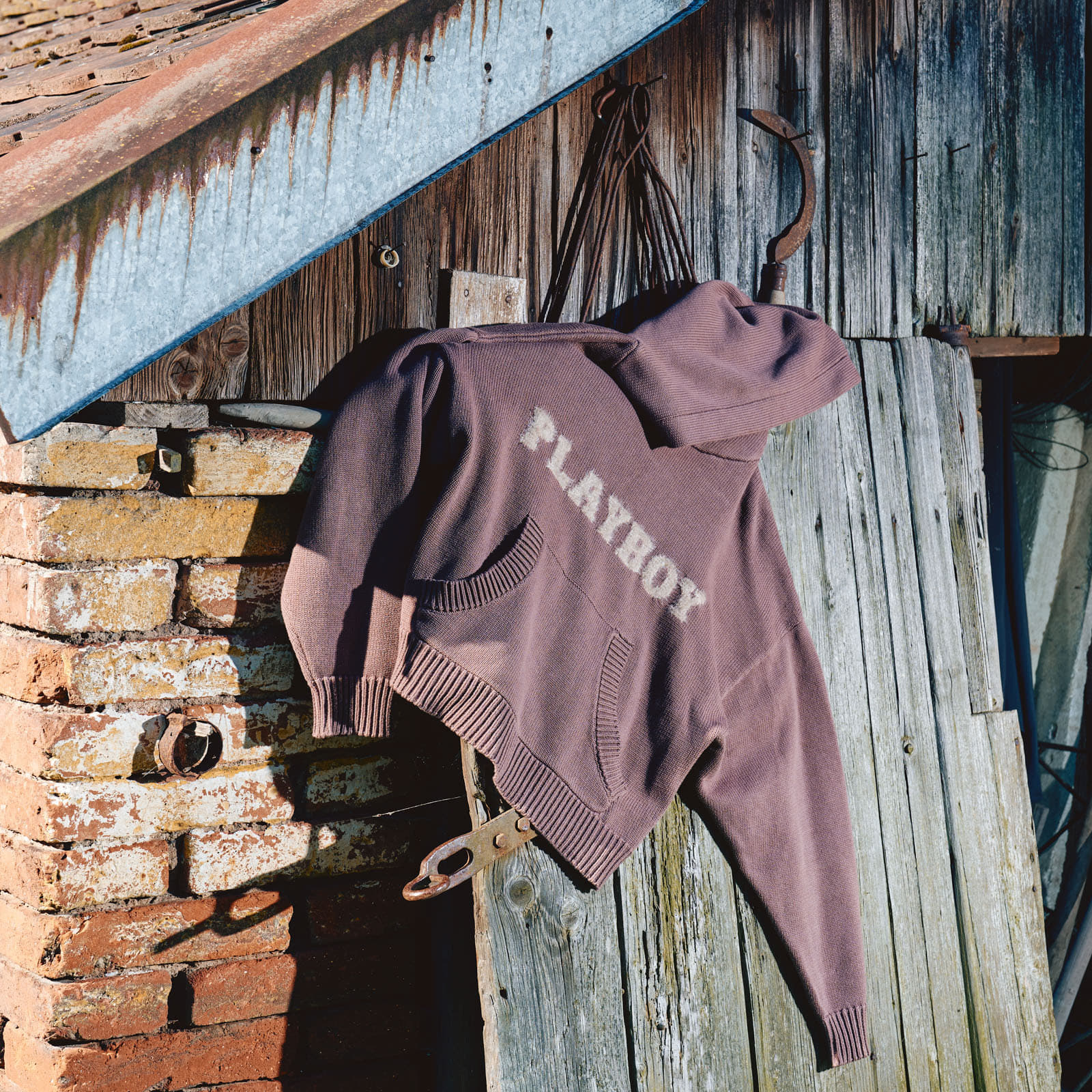 Villapaidat FTSHP x Playboy Sweater Hoodie UNISEX Grey