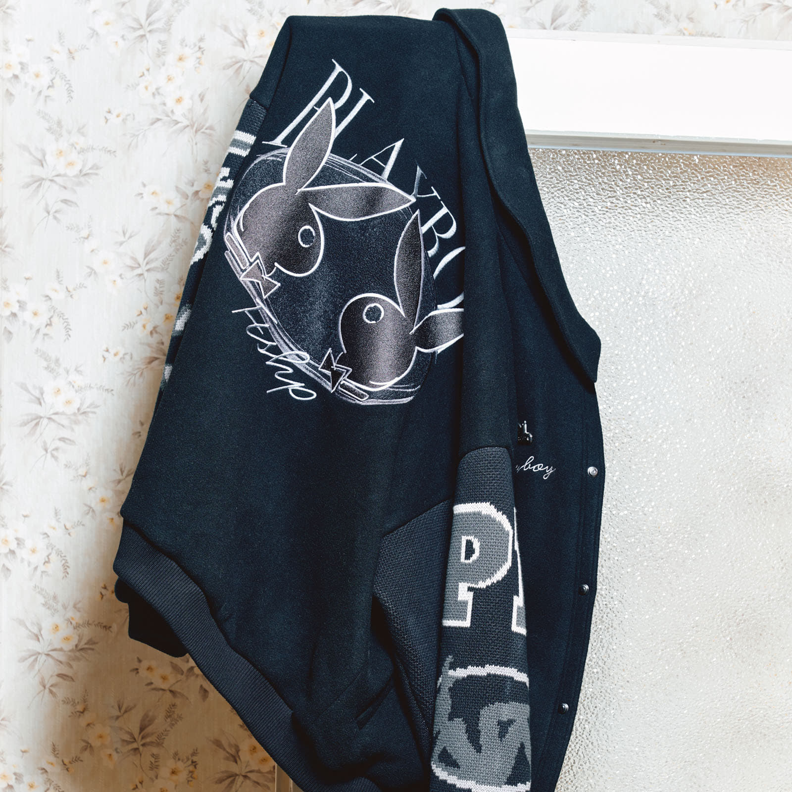 Takit Playboy x FTSHP Varsity Jacket UNISEX Black C