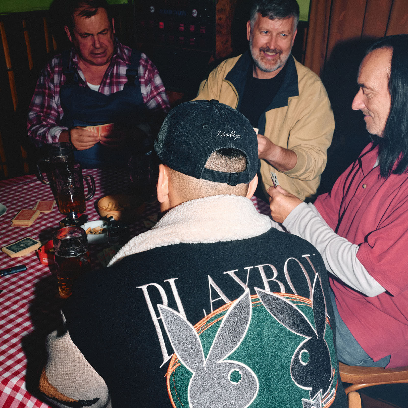Takit Playboy x FTSHP Varsity Jacket UNISEX Black
