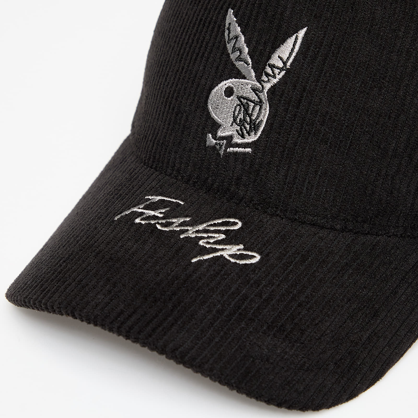 Miesten lippikset PLAYBOY x FTSHP Corduroy Trucker Black