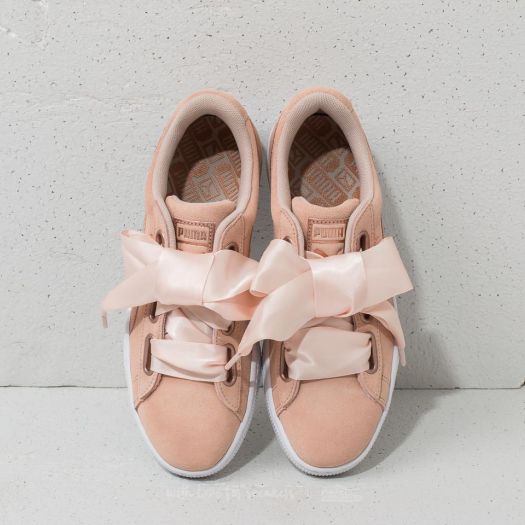 Women s shoes Puma Suede Heart LunaLux Wn s Cream Tan Footshop