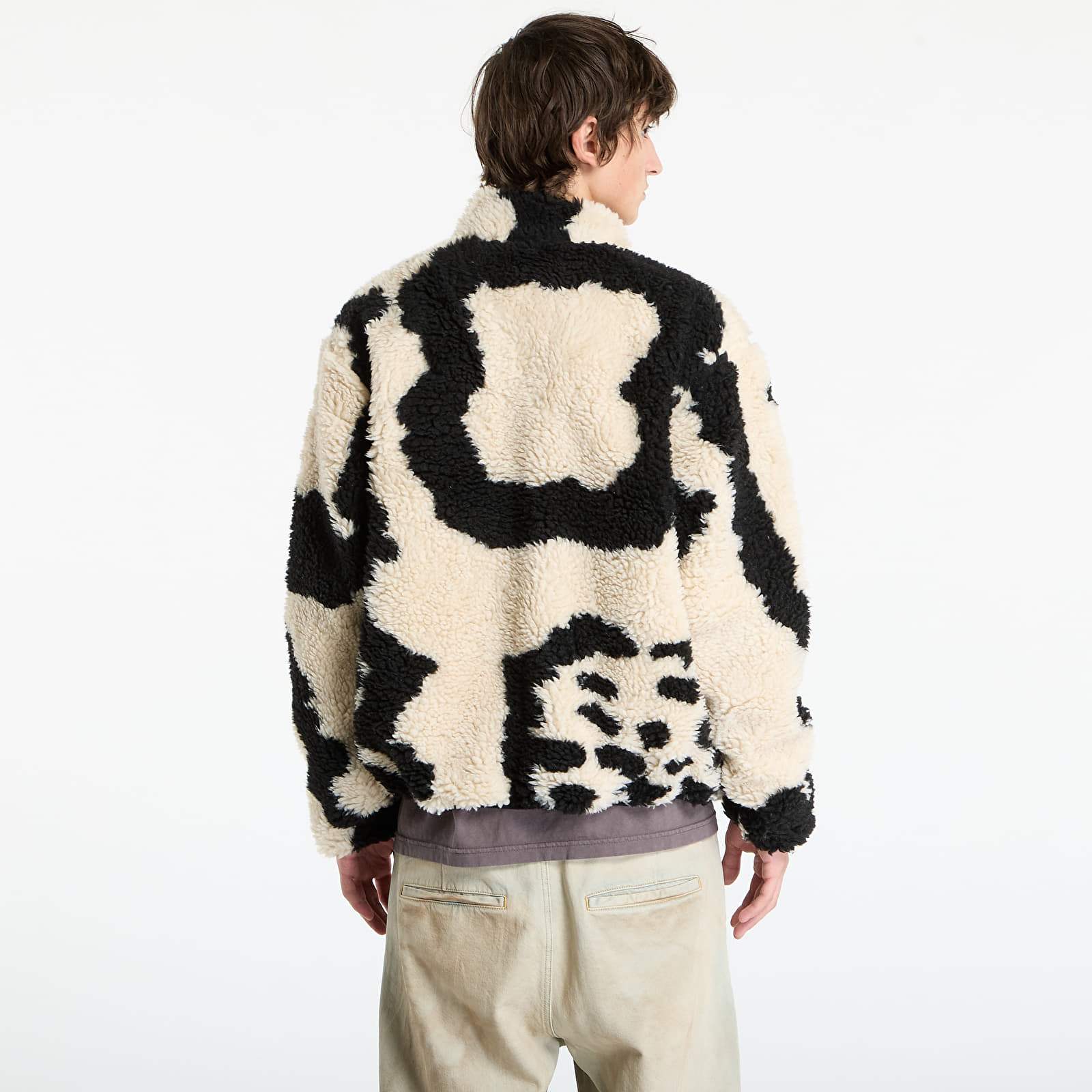 Miesten takit OBEY Shaggy Sherpa Jacket Clay Multi