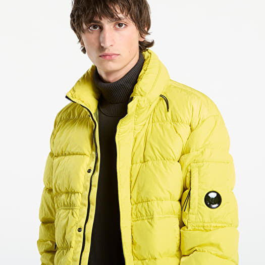 ジャケット・アウター C.P. Company CHROME NYLON Puffer Jacket C.P. Company Chrome-R Down Jacket Green Sheen Yellow | Footshop