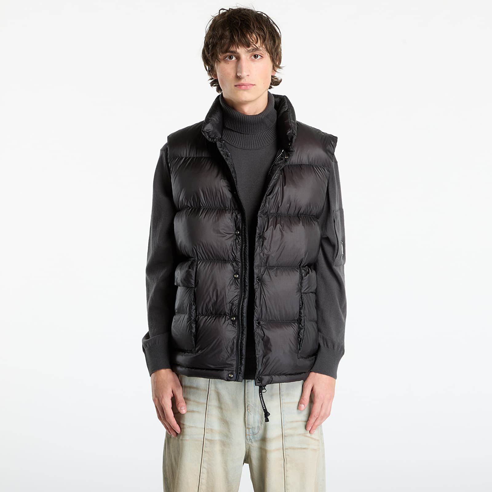 Vesten voor heren C.P. Company D.D.  Shell Down Gilet Black
