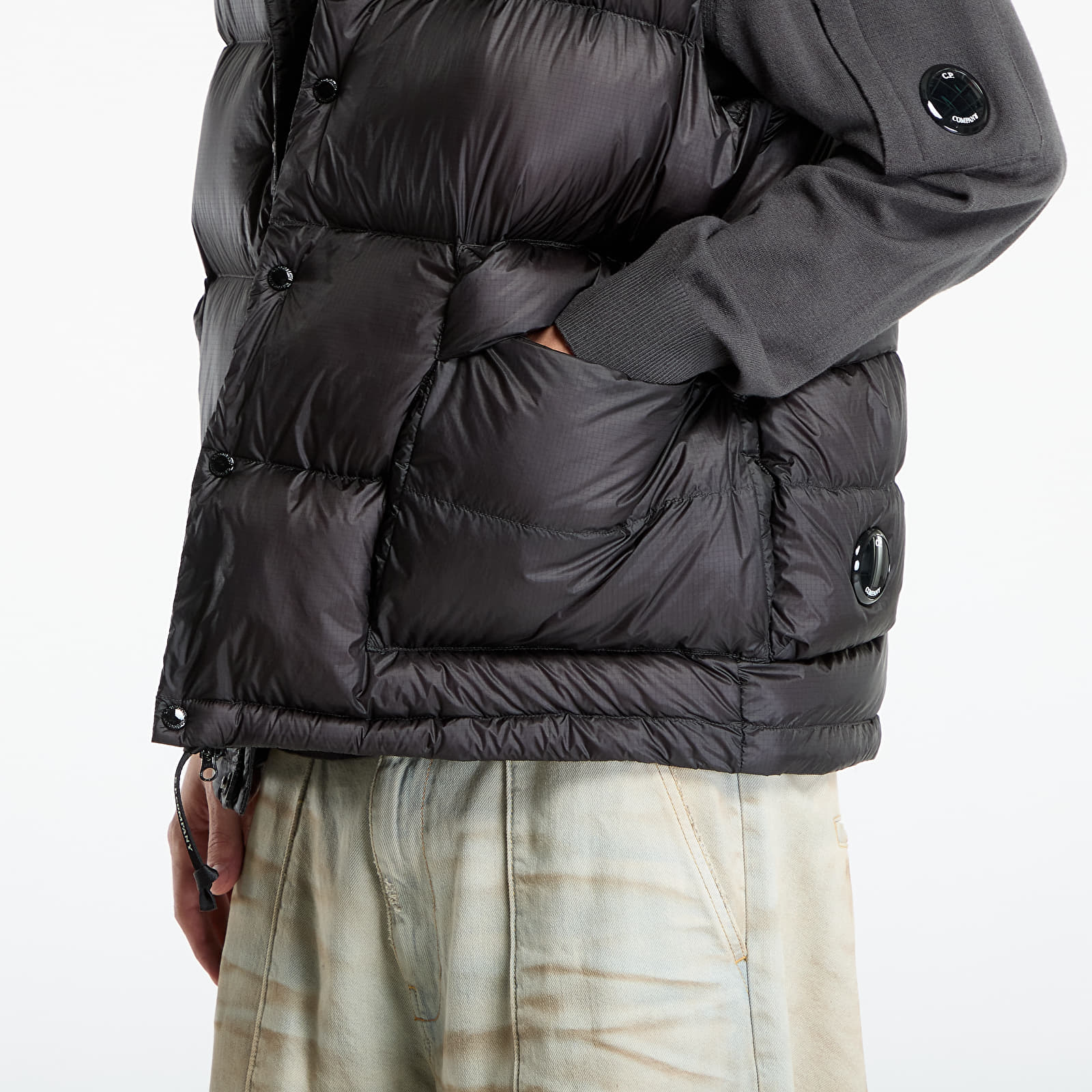 Vesten voor heren C.P. Company D.D.  Shell Down Gilet Black