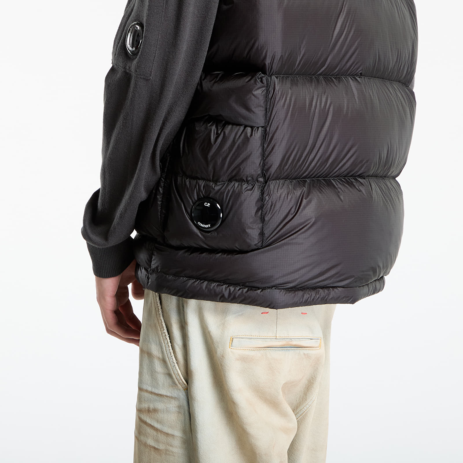 Vesten voor heren C.P. Company D.D.  Shell Down Gilet Black