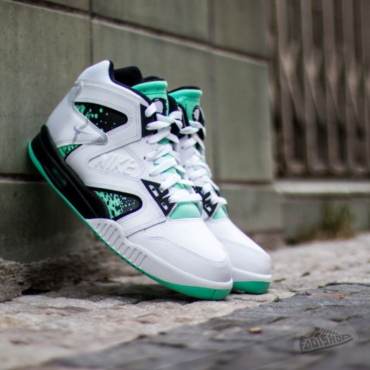 Men s shoes Nike Air Tech Challenge hybrid QS White Green Glow Grey Footshop
