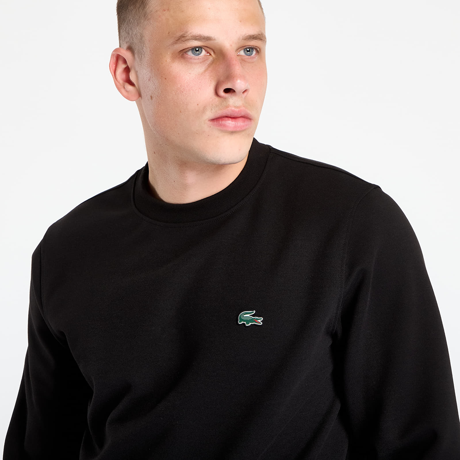 Moški hoodiji  LACOSTE Men's Sweatshirt Black
