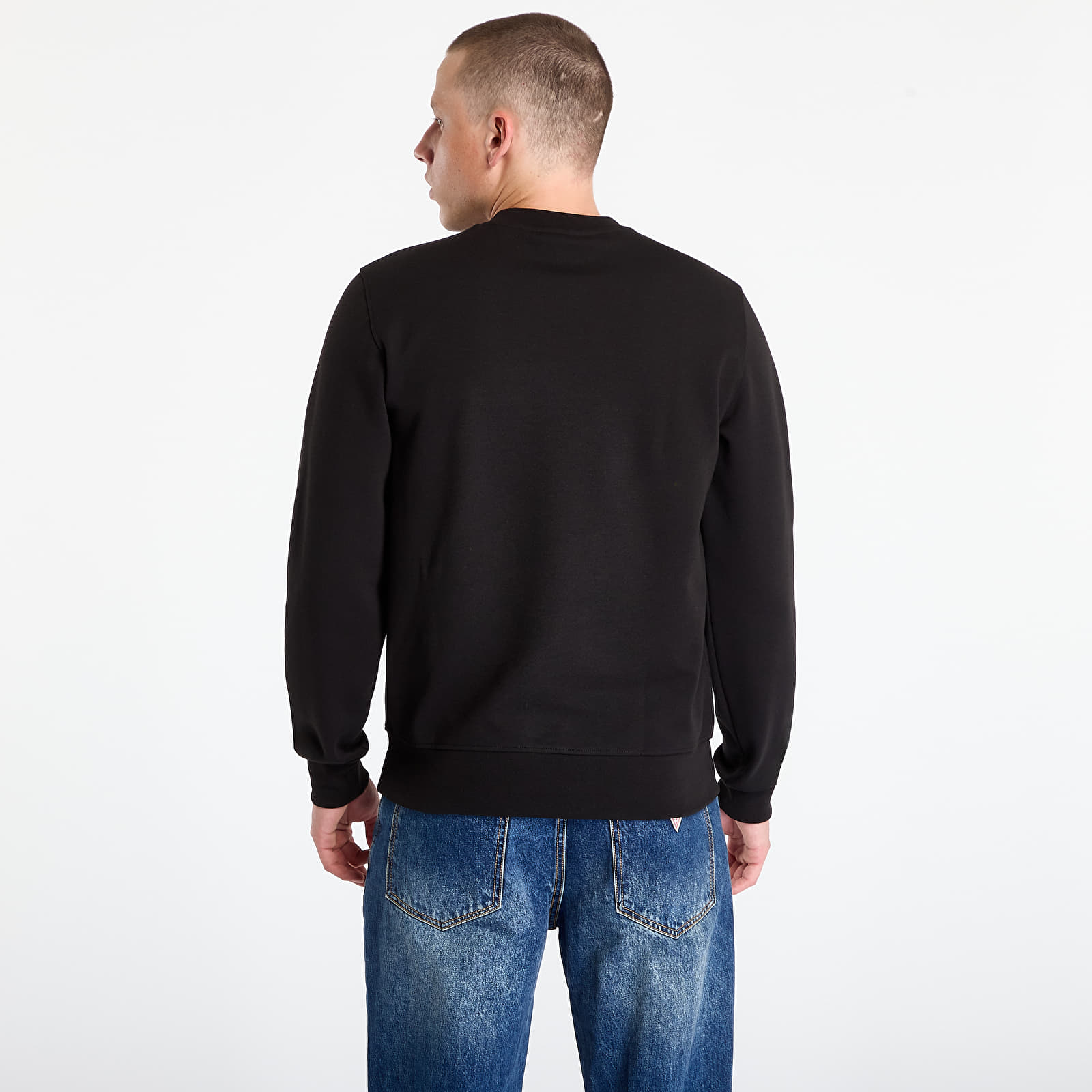 Moški hoodiji  LACOSTE Men's Sweatshirt Black