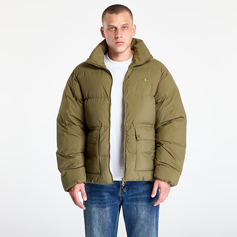Jacke adidas Originals Synthetic Down Puffer Focus Olive