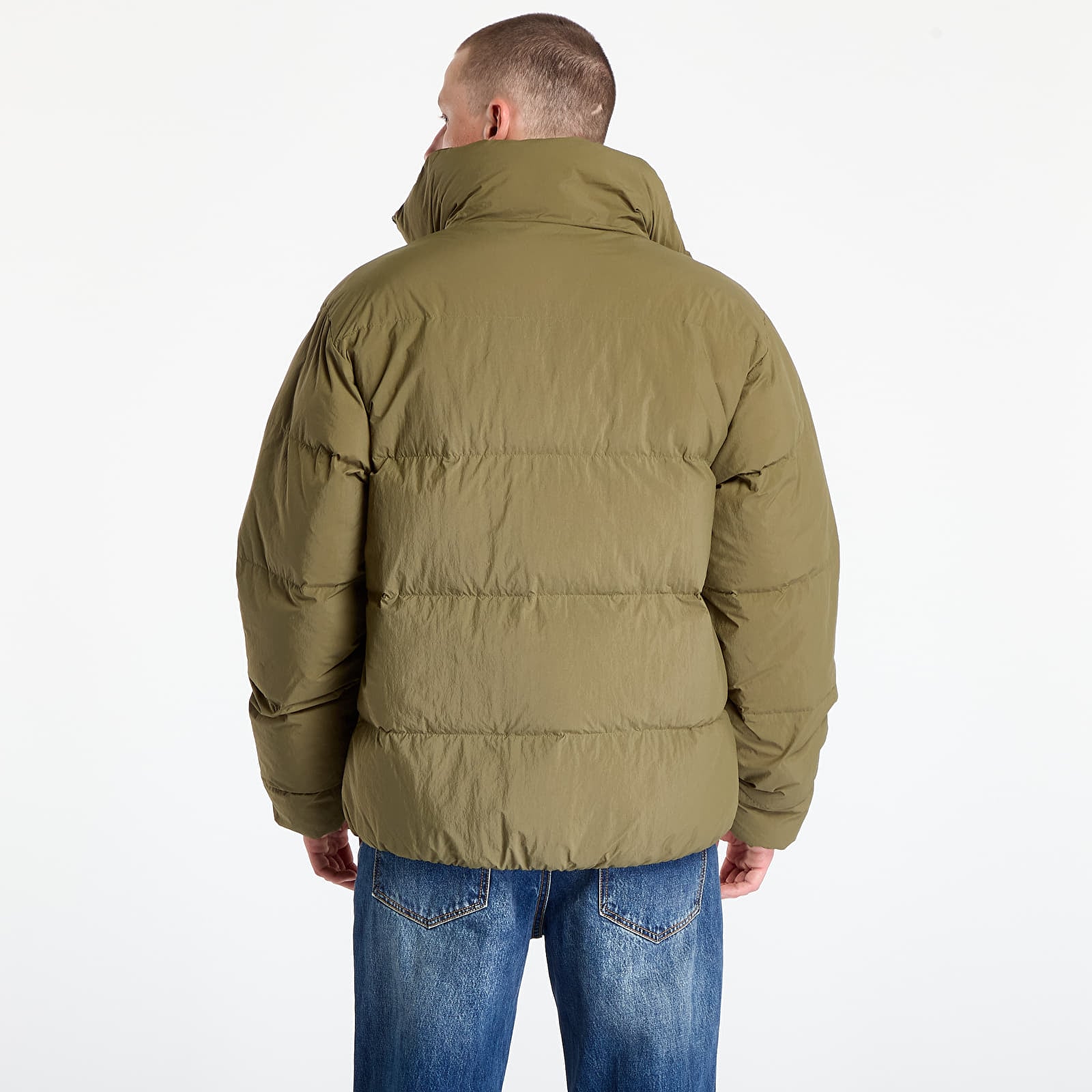 Vestes pour hommes adidas Originals Synthetic Down Puffer Focus Olive