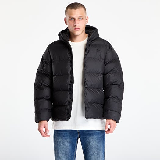 adidas Tonal Hooded Puffer Jacket Black