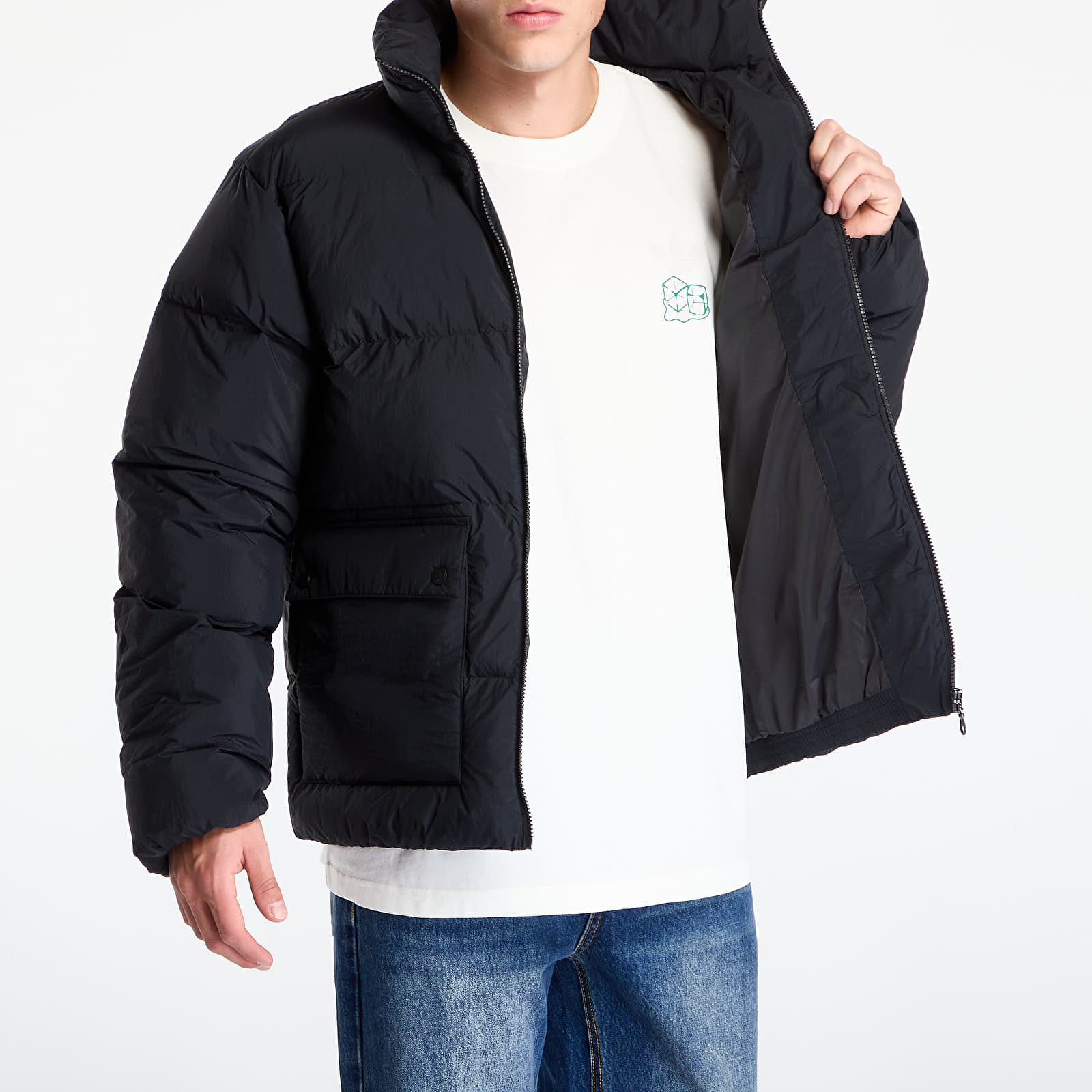 Jackets adidas Originals Synthetic Down Puffer Black
