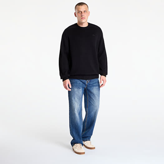 Sweaters adidas Premium Essentials Knit Crewneck Black/ Semi Lucid