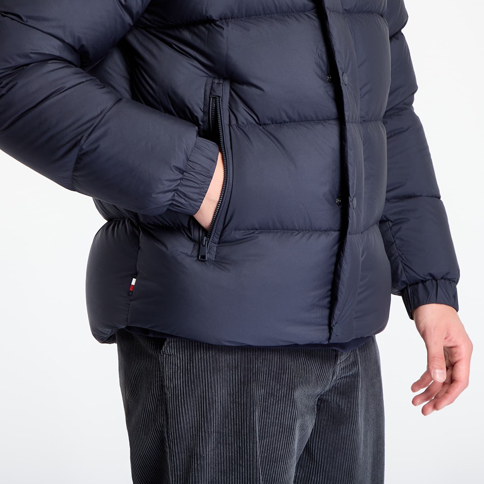 Meeste jakid Tommy Hilfiger Mix Down Hooded Puffer Desert Sky