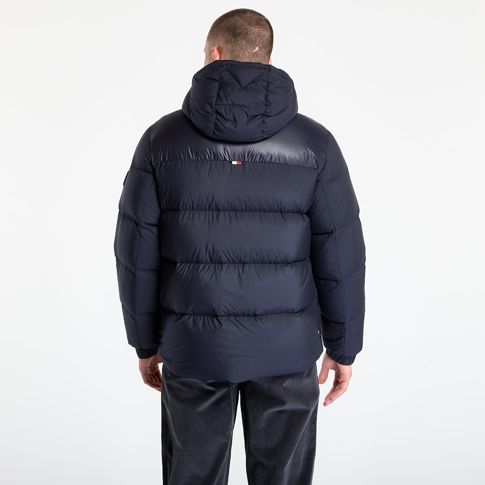 Meeste jakid Tommy Hilfiger Mix Down Hooded Puffer Desert Sky