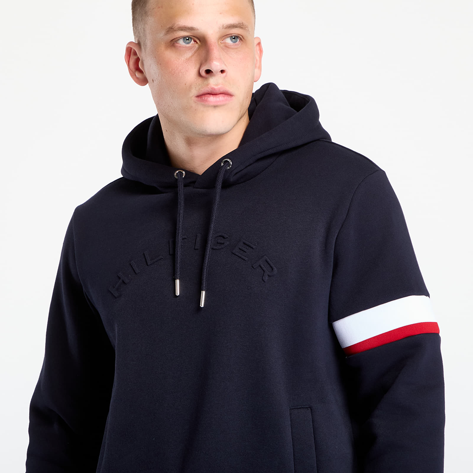 Meeste kapuutsiga dressid Tommy Hilfiger Rwb Insert Hoodie Desert Sky