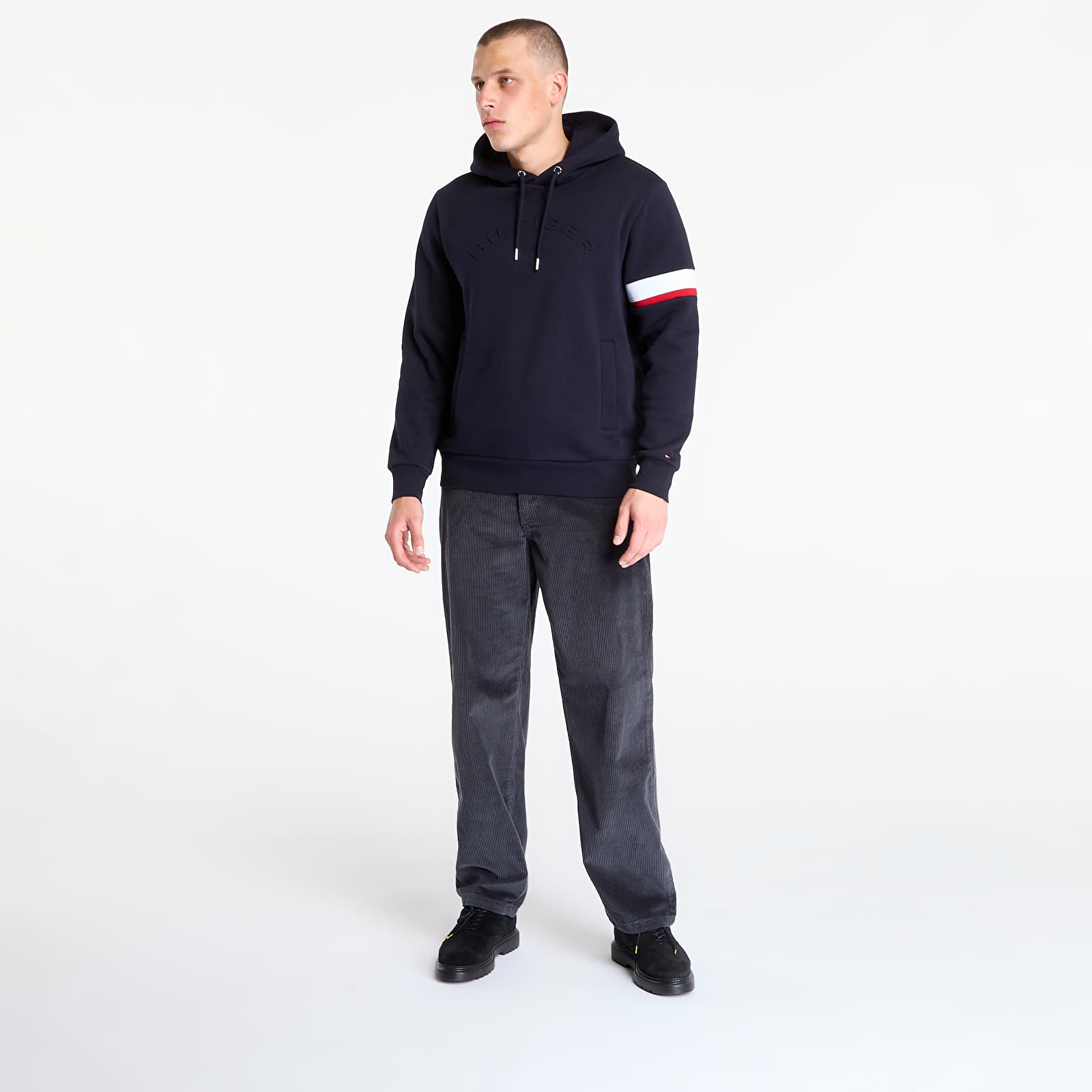 Meeste kapuutsiga dressid Tommy Hilfiger Rwb Insert Hoodie Desert Sky