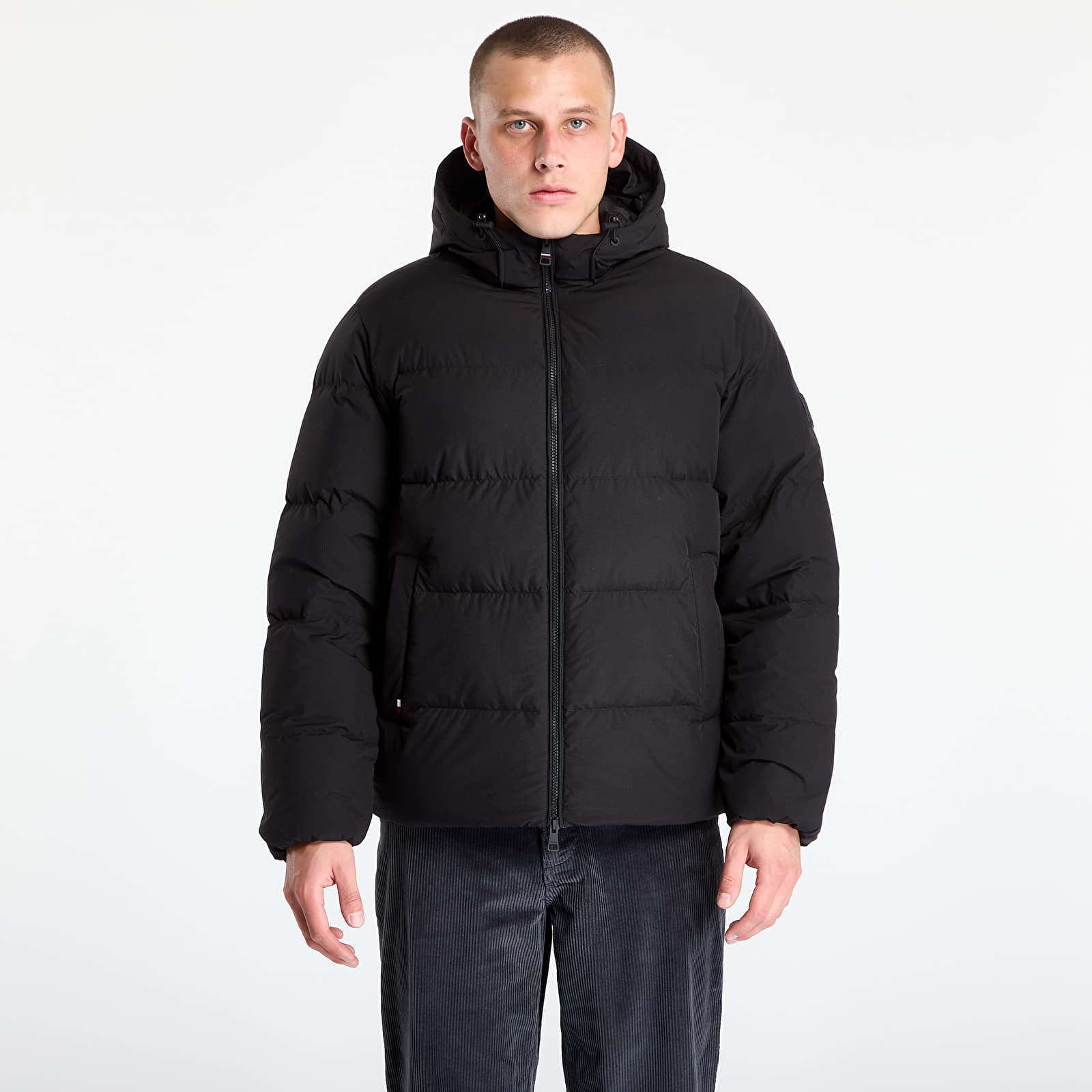 Meeste jakid Tommy Hilfiger Down Hooded Puffer Jacket Black