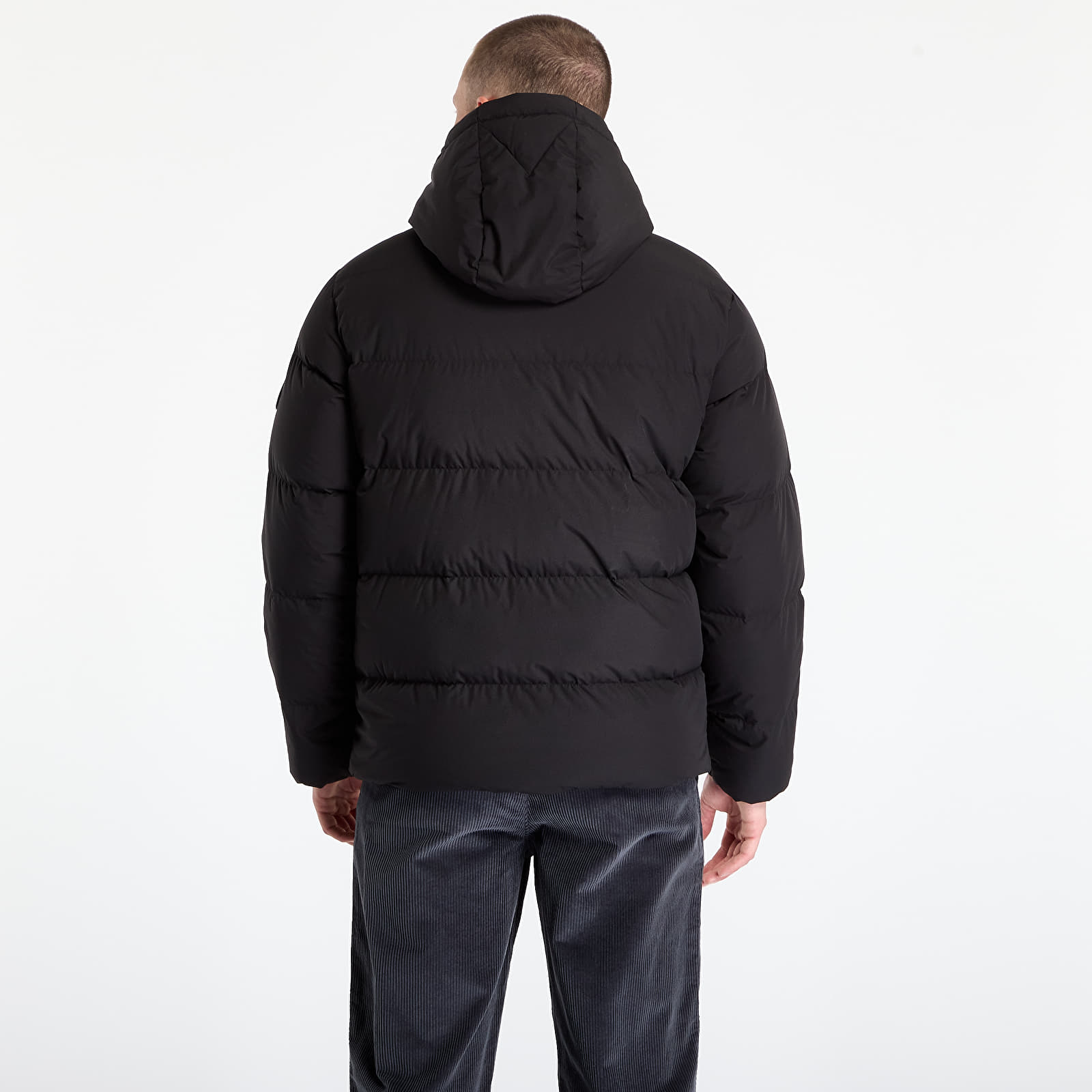 Meeste jakid Tommy Hilfiger Down Hooded Puffer Jacket Black