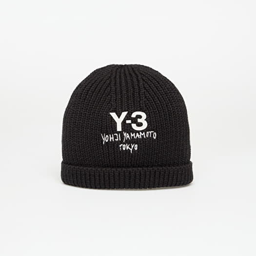 Y-3 Knit Beanie Black