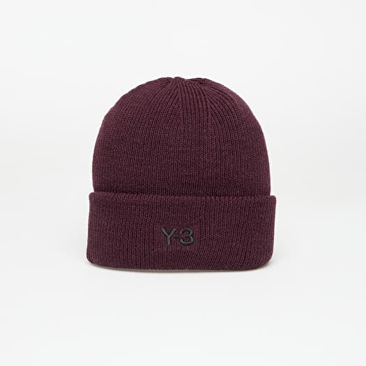 Y-3 Cl Beanie Shadow Maroon