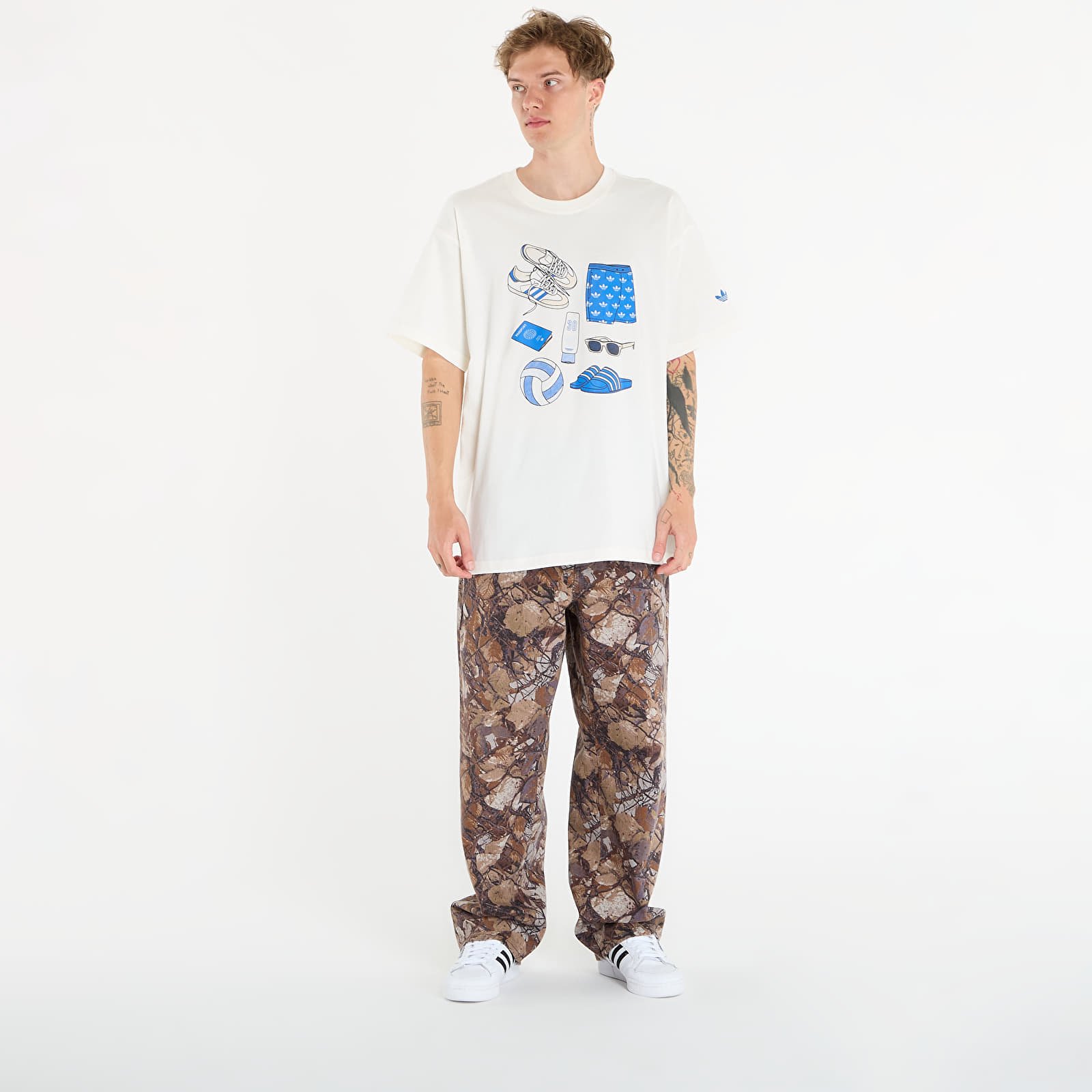 T-shirts adidas Stuff Tee Off White