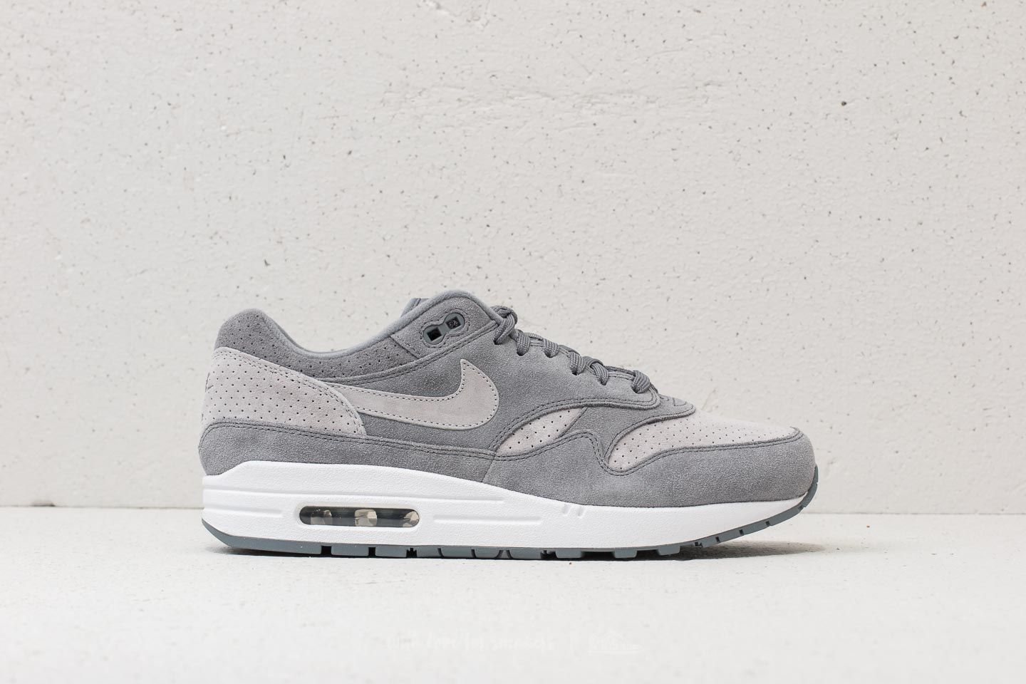 Herren Sneaker und Schuhe Nike Air Max 1 Premium Cool Grey Wolf Grey White Footshop