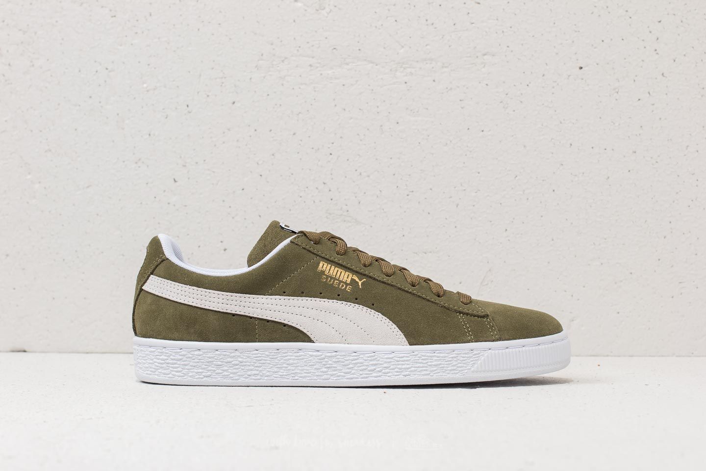 Men s shoes Puma Suede Classic Capulet Olive Puma White