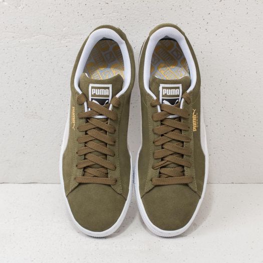 Puma suede classic olive discount