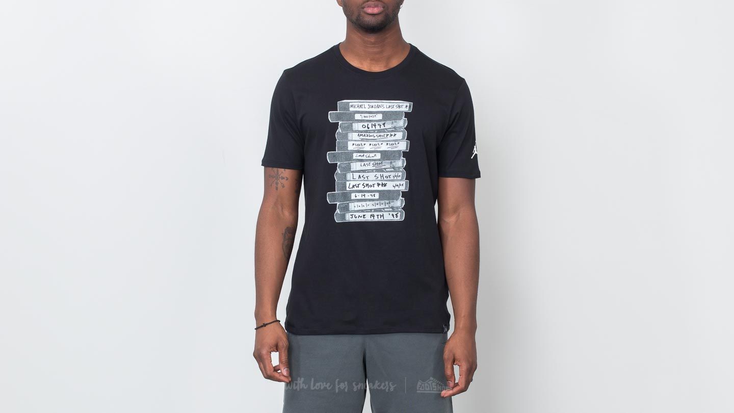 T shirts Jordan Sportswear GTX Last Shot Tee Black Footshop